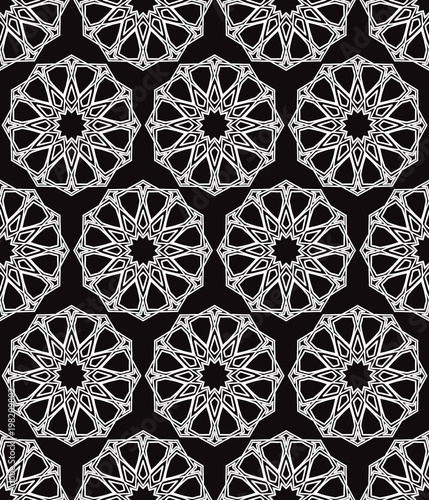 Pattern mosaic murals mural vector water vintage star ornamental tile