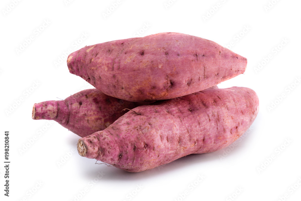 isolated sweet potato isolated sweet potato