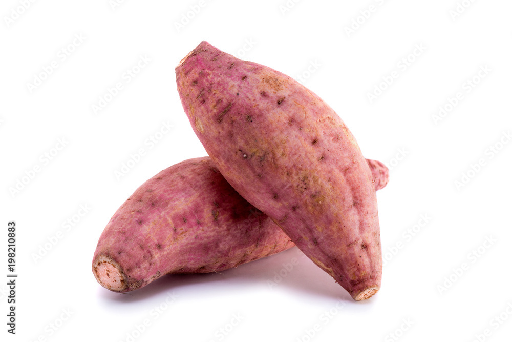 isolated sweet potato isolated sweet potato