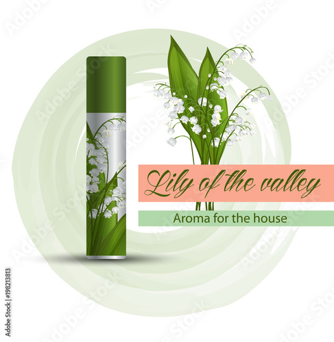 Air freshener with a lily smell