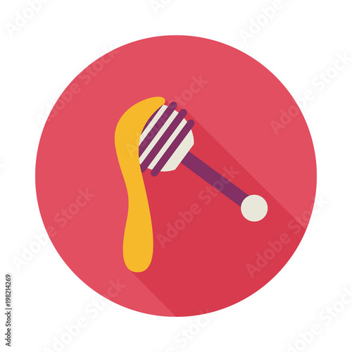 Honey dipper vector icon