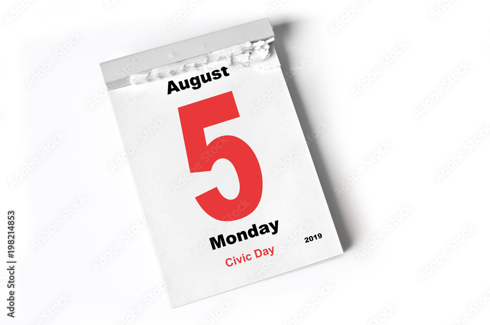 5. August 2019 Civic Day 5. August 2019 Civic Day