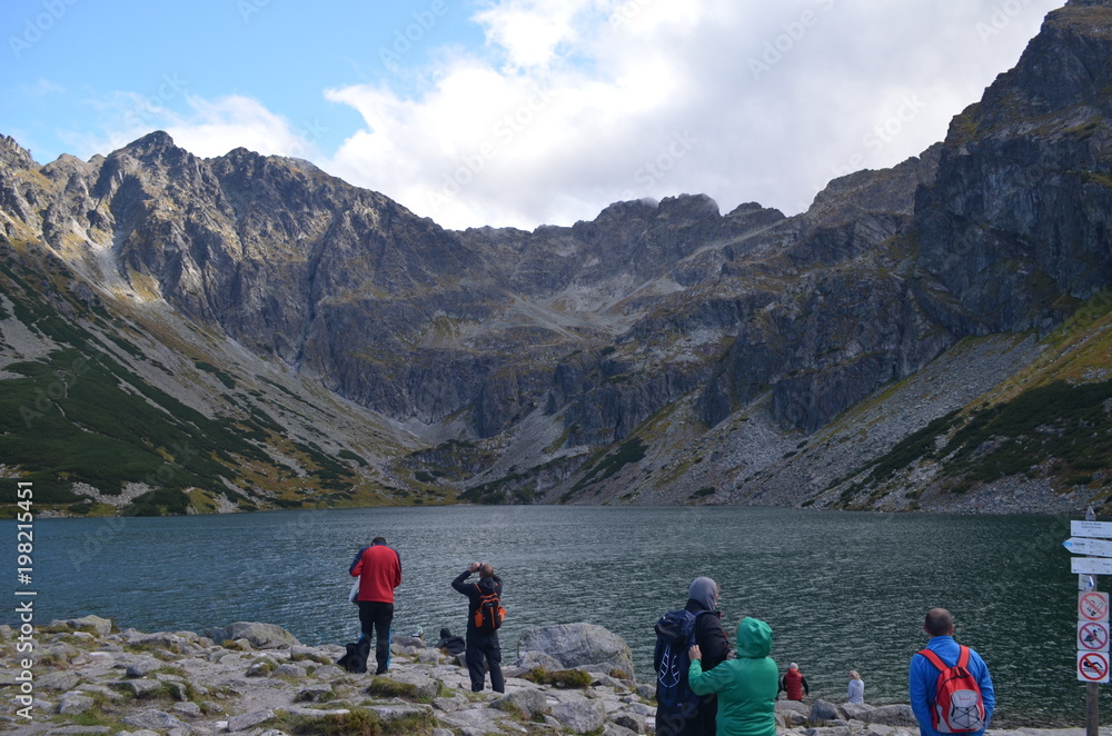 Tatras Mountains, view of the Orla Perc and Black Pond