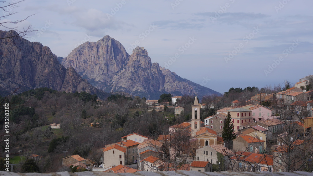 Obraz premium Evisa, Les Calanches, Korsika