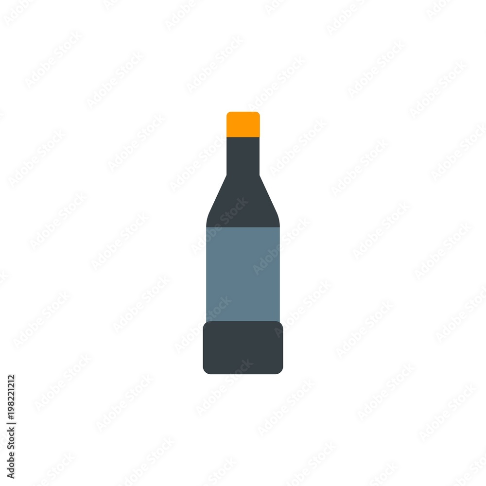 beverage bottle flat vector icon. Modern simple isolated sign. Pixel perfect vector illustration for logo, website, mobile app and other designs beverage bottle flat vector icon. Modern simple isolated sign. Pixel perfect vector illustration for logo, website, mobile app and other designs