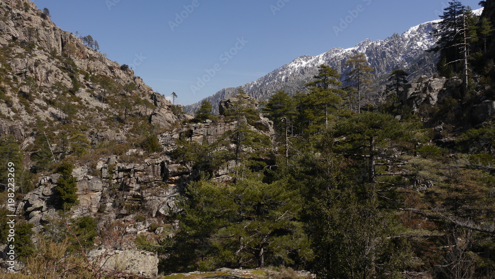 Wandern im Restonica Tal, Korsika Wandern im Restonica Tal, Korsika