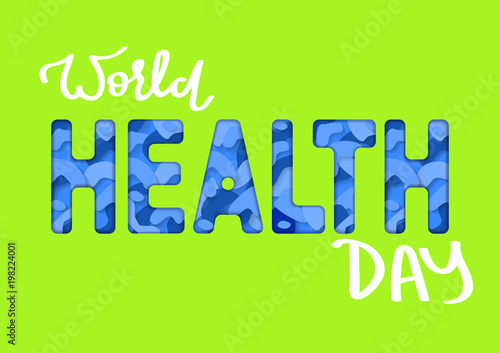 World Health Day greeting card