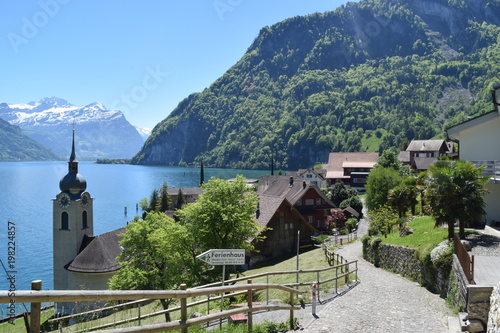 A rural village in Switzerland