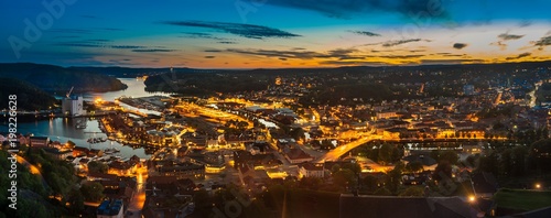 Panoram of the city photo