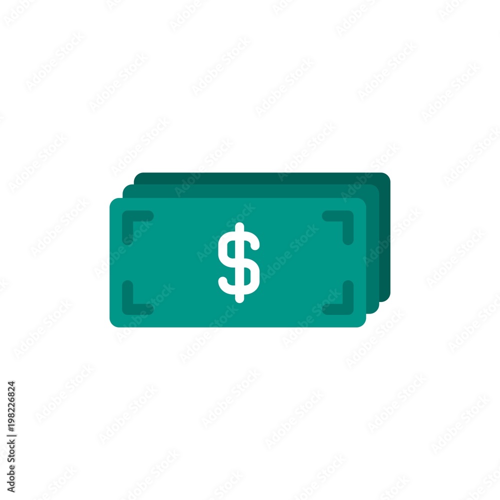 dollar in cash, usd cash flat vector icon. Modern simple isolated sign. Pixel perfect vector illustration for logo, website, mobile app and other designs dollar in cash, usd cash flat vector icon. Modern simple isolated sign. Pixel perfect vector illustration for logo, website, mobile app and other designs