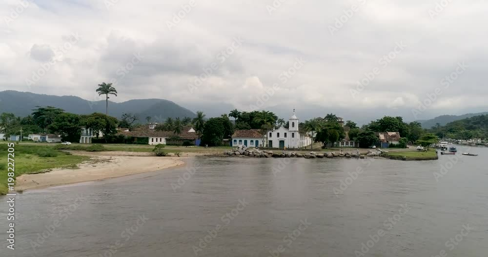 Aerial image of the historic city of Paraty RJ in Brazil Aerial image of the historic city of Paraty RJ in Brazil