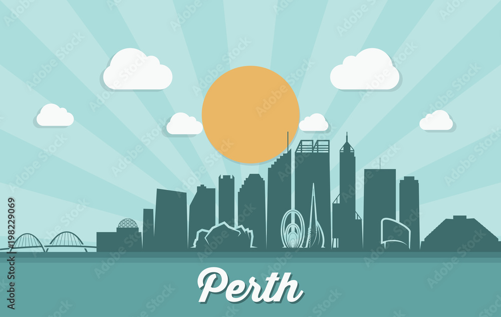 Perth skyline - Australia