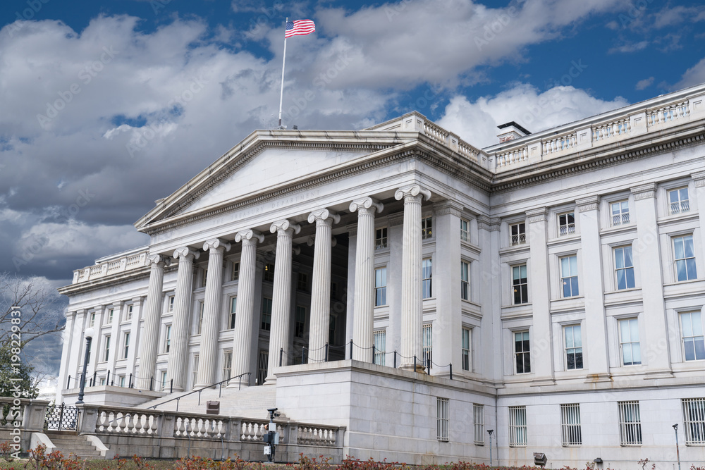 Fototapeta premium Treasury Department Building