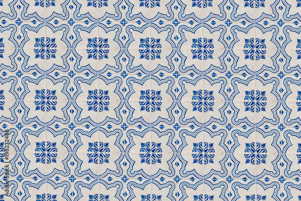 Mosaïque Murale MOSANI Blanc Et Bleu – Vintage Rétro 298x298 Mm – Résistant Au Gel