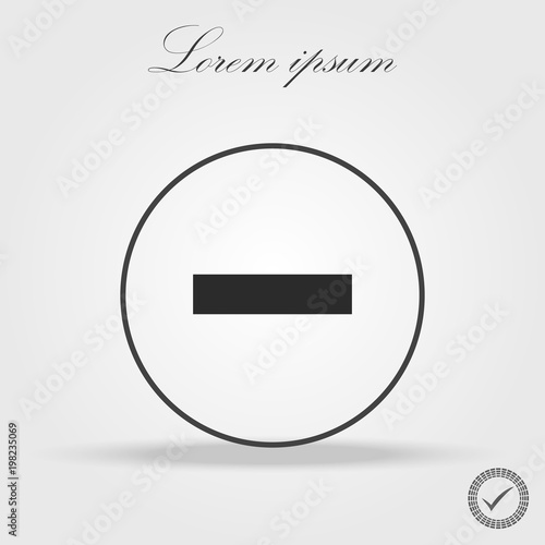Free Download Stop icon in trendy isolated on white background.Vector illustration. - GFXLoad