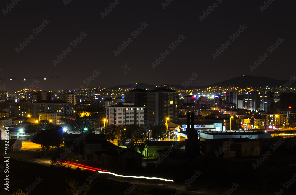 Fototapeta premium istanbul'da bir gece vakti