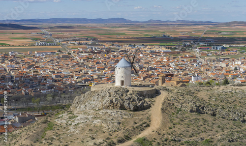 Town of Consuegra in the province of Toledo, Spain