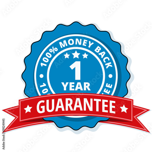 One year money back guarantee
