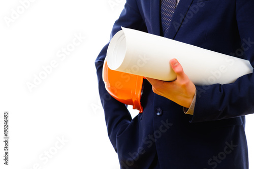 Concept, businessman builde...