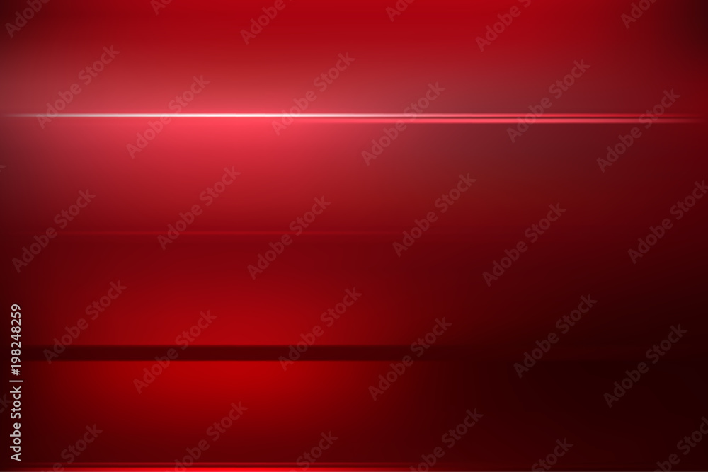 Vector illustration of abstract red background with blurred light lines. Vector illustration of abstract red background with blurred light lines.
