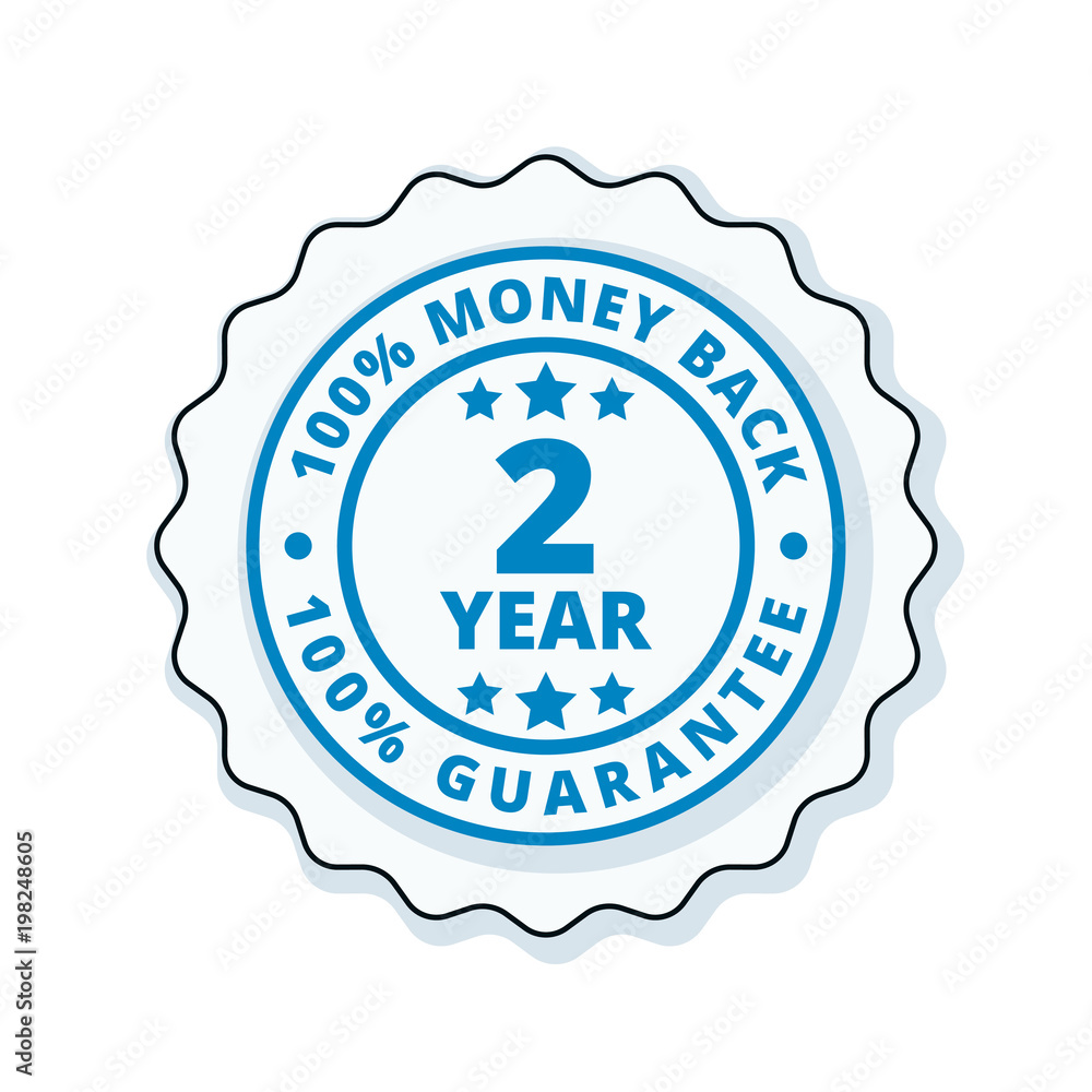 2 year money back guarantee
