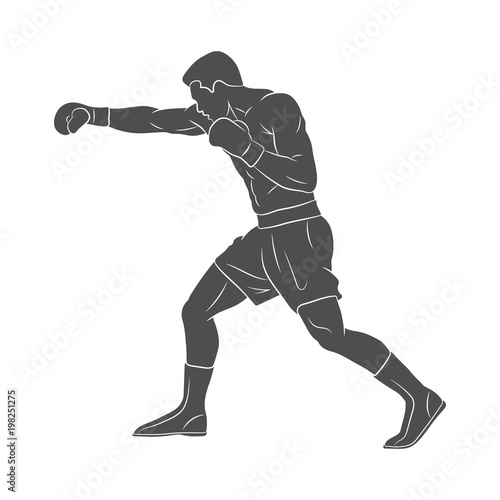 Boxer man, mixed martial arts fighter