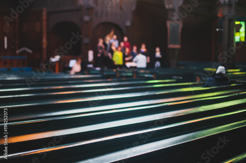 Wallpaper Mural Catholic lutheran cathedral interior with church choir singing in the background Torontodigital.ca