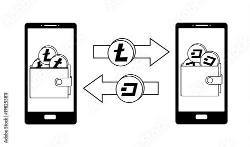 exchange between litecoin and dash in the phone