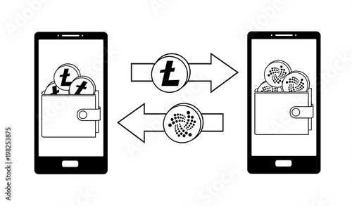 exchange between litecoin and iota in the phone