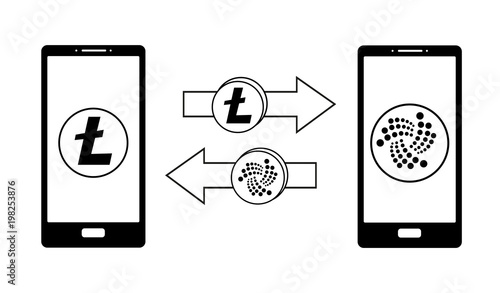 exchange between litecoin and iota in the phone