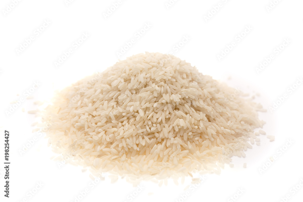 White Rice on a White Background White Rice on a White Background