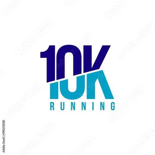 10K Running Vector Template Design