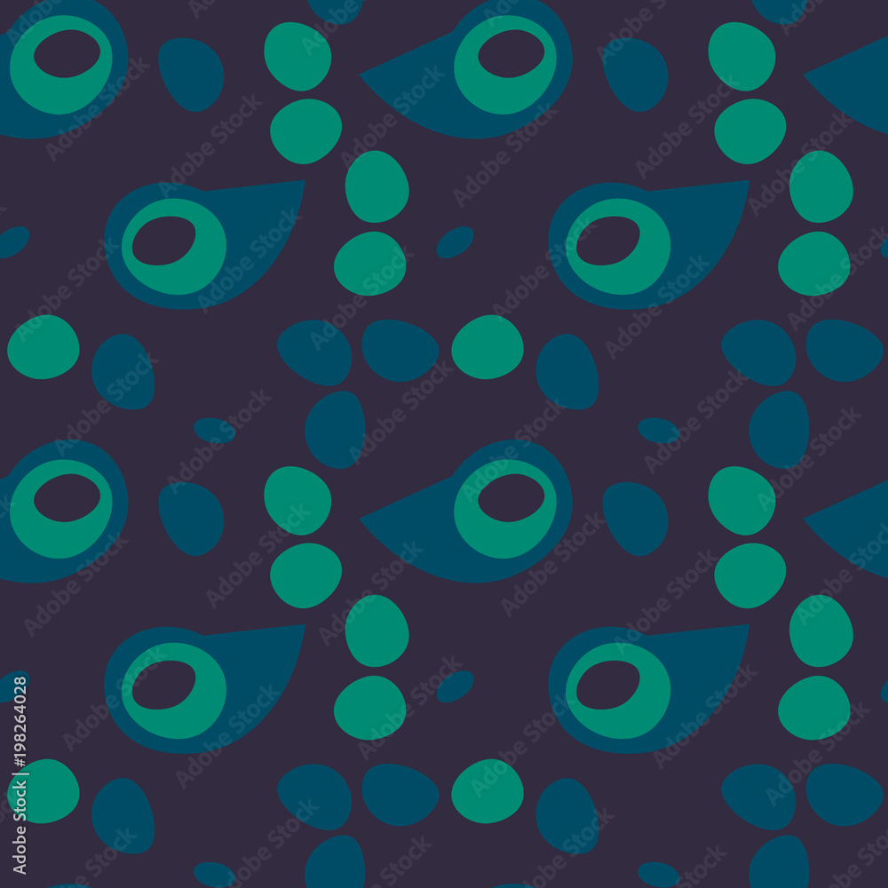 Bird symmetry seamless pattern. Suitable for screen, print and other media. Bird symmetry seamless pattern. Suitable for screen, print and other media.