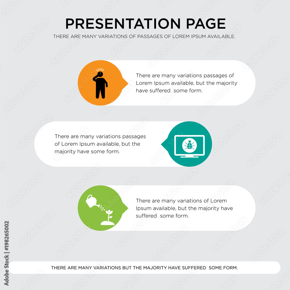diy, software bug, scratching head presentation design template in orange, green, yellow colors with horizontal and rounded shapes diy, software bug, scratching head presentation design template in orange, green, yellow colors with horizontal and rounded shapes