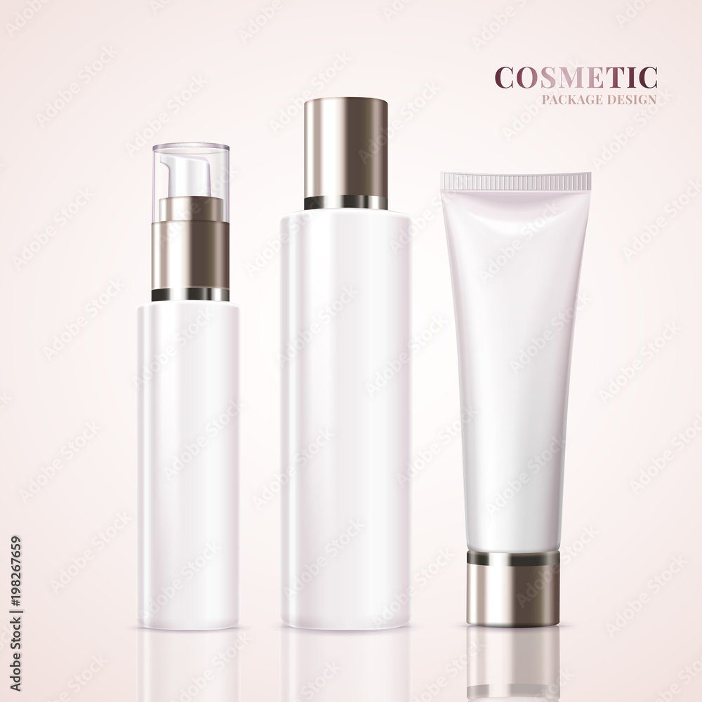 Cosmetic package design Cosmetic package design