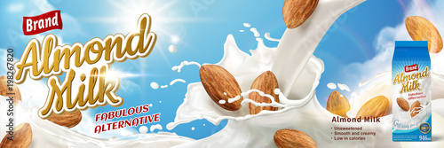 Almond milk ads