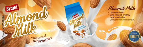 Almond milk ads