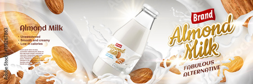 Almond milk ads