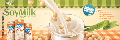 Soy milk ads