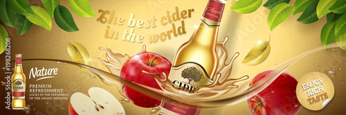 Apple cider ads