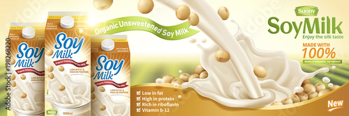 Soy milk ads
