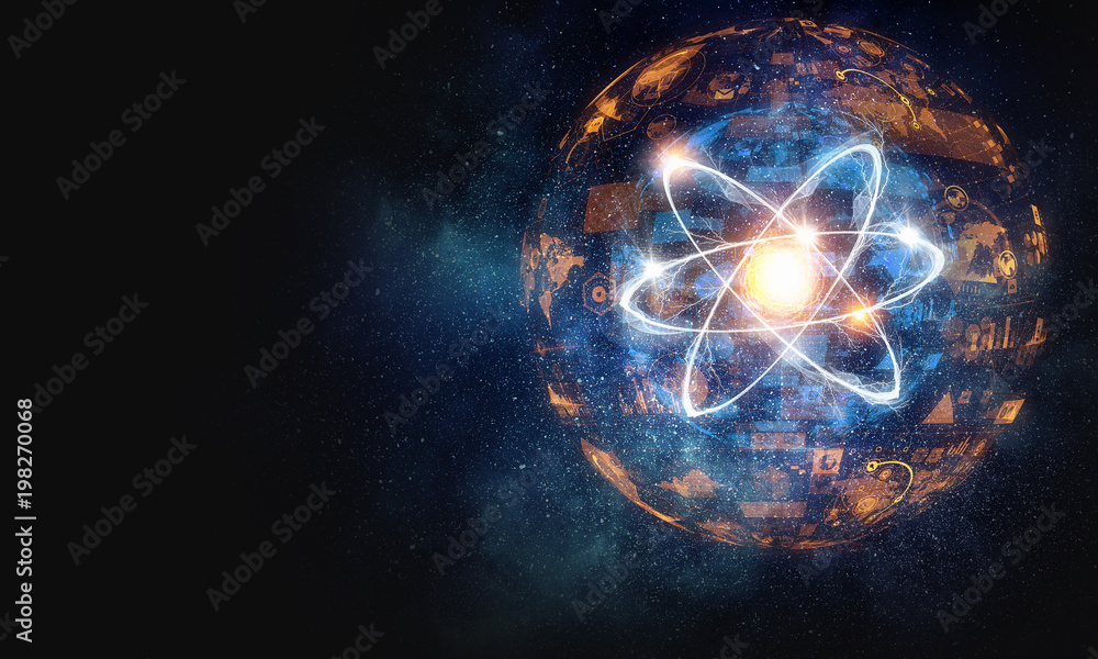 Obraz premium Astronomy concept backdrop