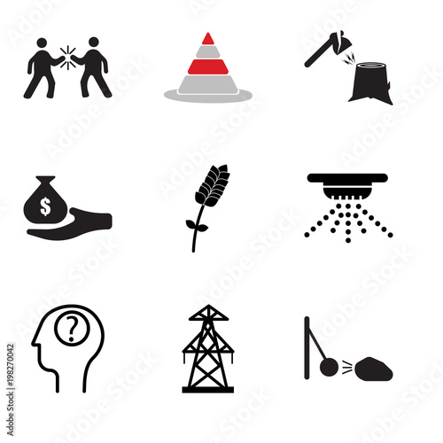 Set Of 9 simple editable icons such as durable, pylon, curiosity, sprinkler, lavender, fundraiser, durable, pylon, high five, can be used for mobile, web UI