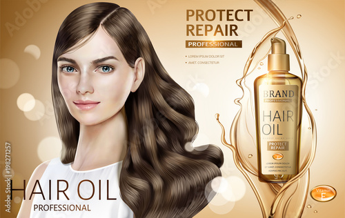 Hair oil ads