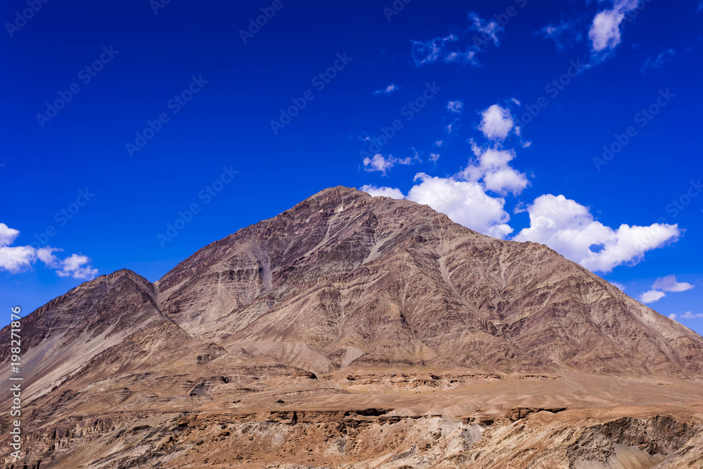 Fototapeta premium Landscape scenery view at Leh Ladakh India.