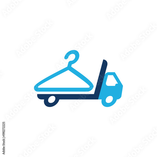 Laundry Delivery Logo Icon Design