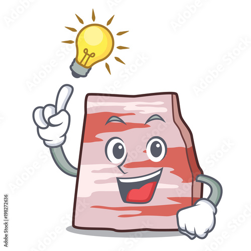Have an idea pork lard mascot cartoon