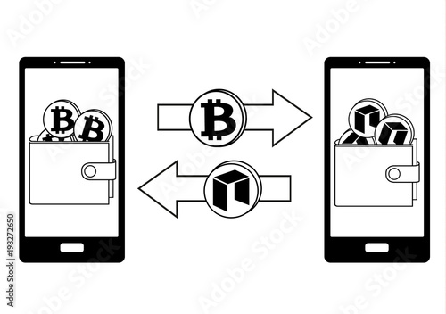 exchange between bitcoin and neo in the phone