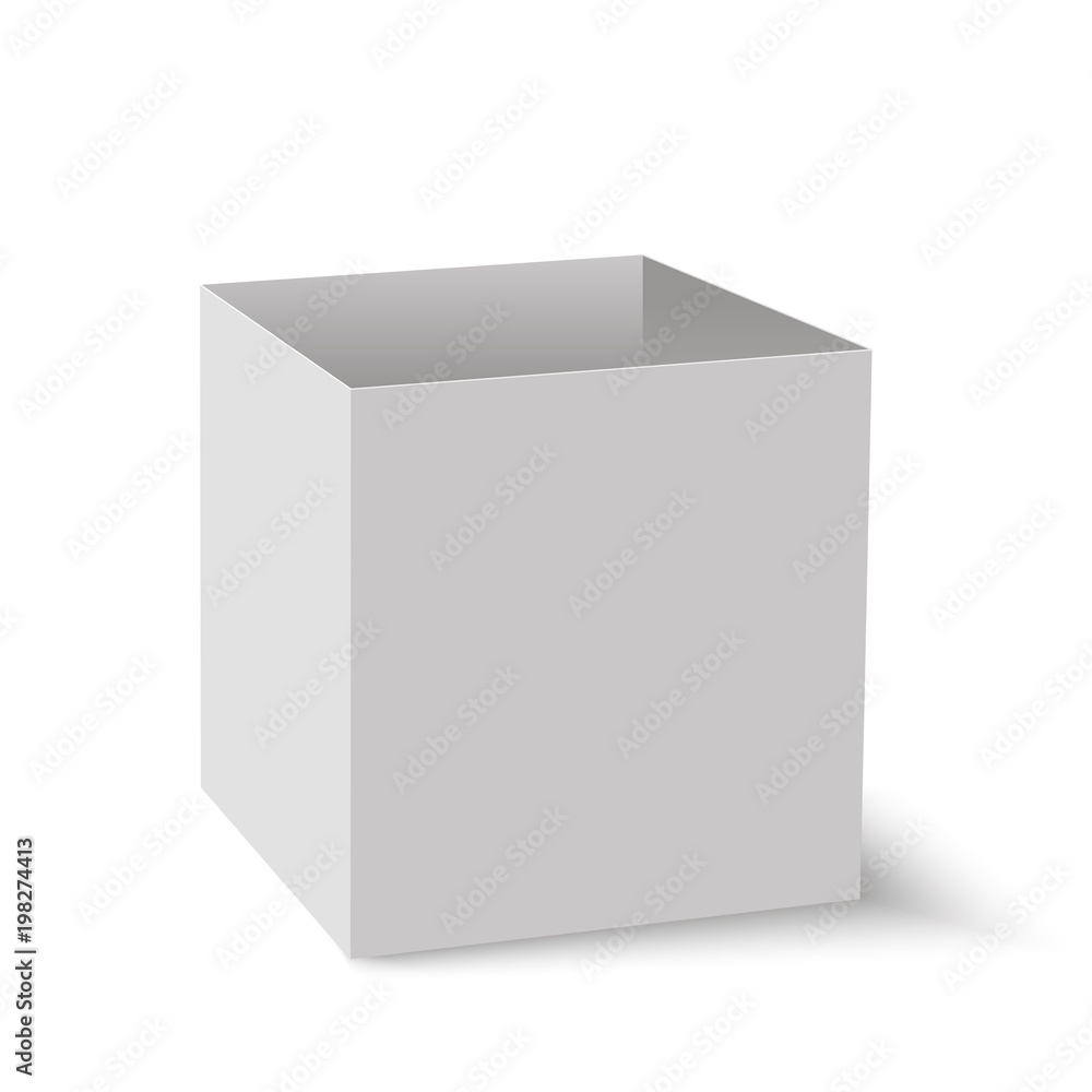 Blank of box perspective view. Vector. Blank of box perspective view. Vector.
