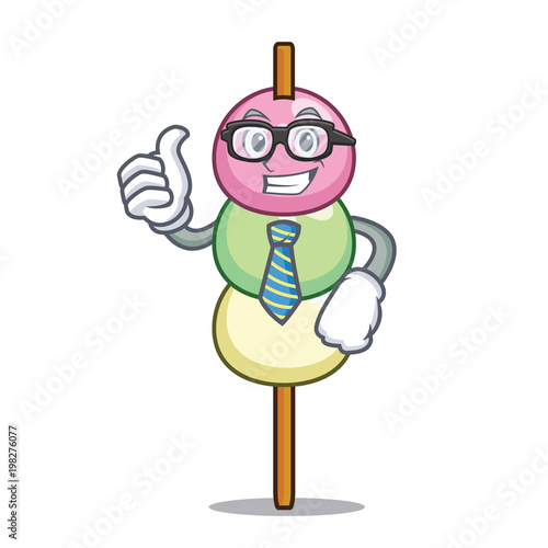 Businessman dango character cartoon style